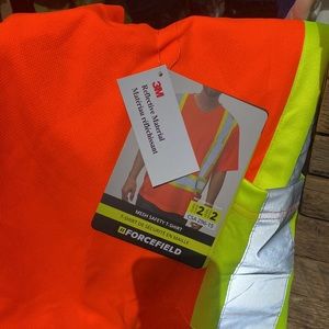 3M Thinsulate High-Visibility Short Sleeve Safety Work Shirt - Men's Large